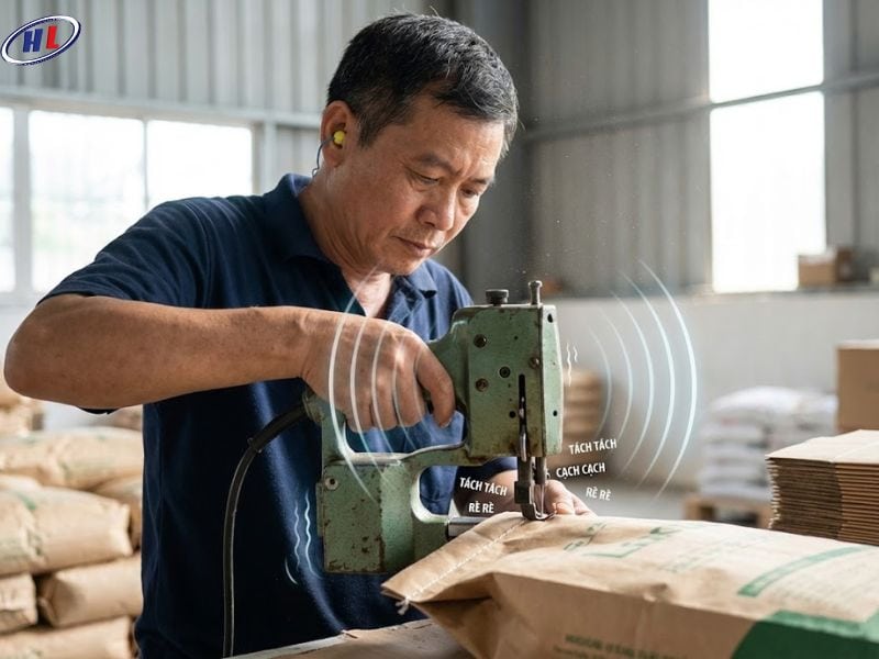 may may bao cam tay keu to Máy may bao cầm tay kêu to, chạy không êm