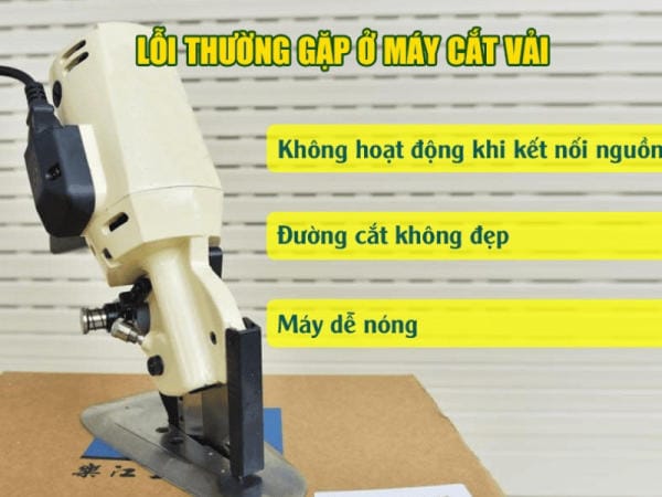 Cách Sửa Máy Cắt Vải Nhanh Chóng Khi Bị Lỗi Nhỏ