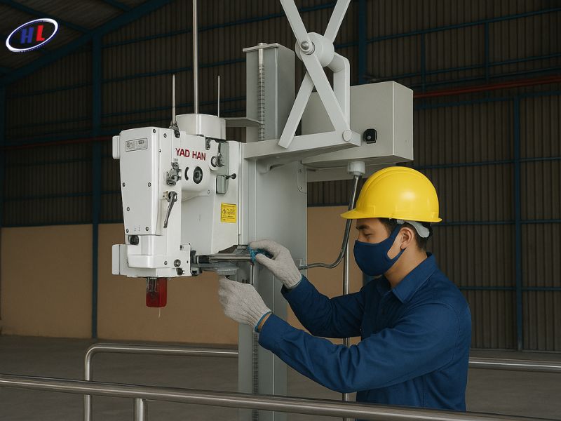 sua chua that the linh kien Kiểm tra thay thế linh kiện hao mòn của máy may bao