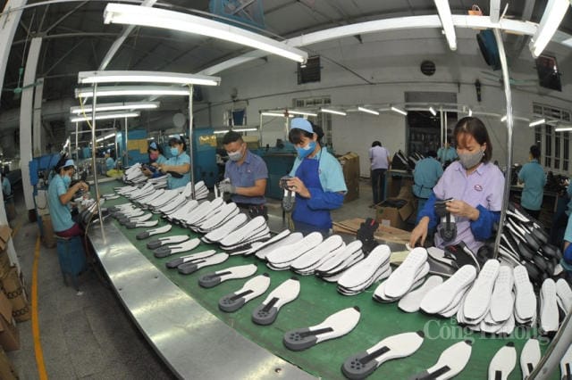 Máy cắt vải ứng trọng ngành sản xuất giày dép
