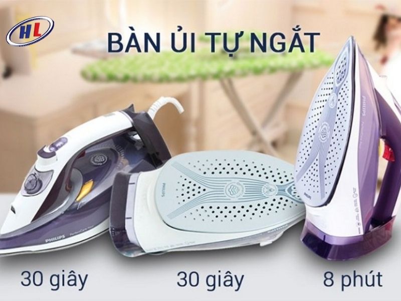 Sử dụng chế độ ngắt của bàn ủi