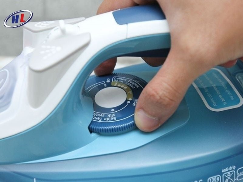 Điều chỉnh nhiệt độ phù hợp với loại vải