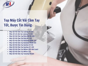 Top những sản phẩm máy cắt vải cầm tay tốt được tin dùng