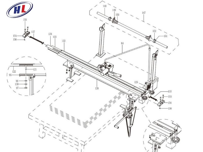 Hướng dẫn lắp ráp máy cắt vải đầu bàn