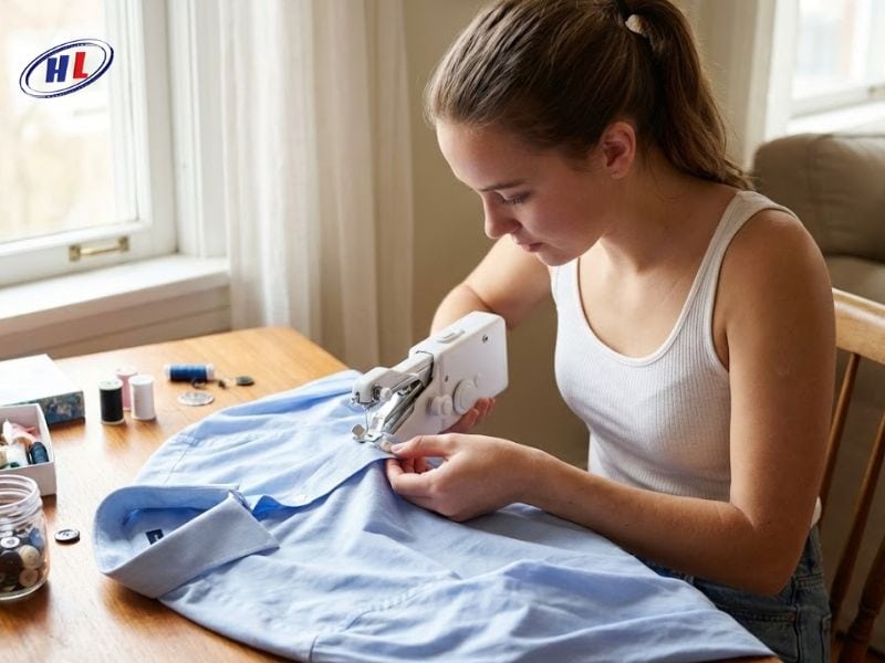 luu y khi su dung may may cam tay Lưu ý khi sử dụng máy may cầm tay