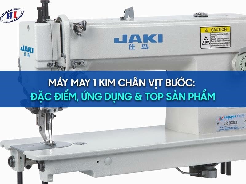 Tìm hiểu về máy may 1 kim chân vịt bước