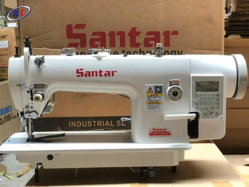 Máy may 1 kim chân vịt bước điện tử Santa ST - 0308