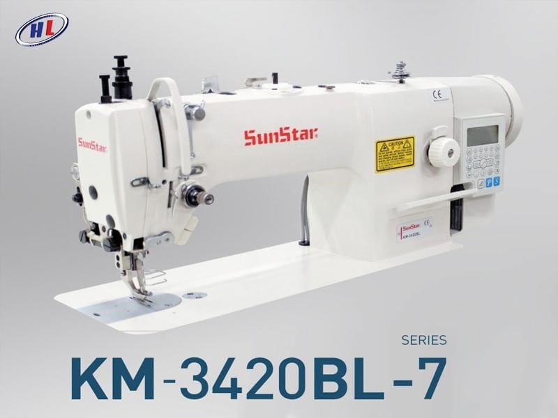 Máy may 1 kim chân vịt bước điện tử SUNSTAR KM-3240BL-7