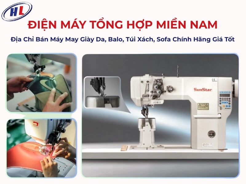 mua may may giay da tai hcm Điện Máy Tổng Hợp Miền Nam cung cấp máy may đồ da chính hãng, giá tốt