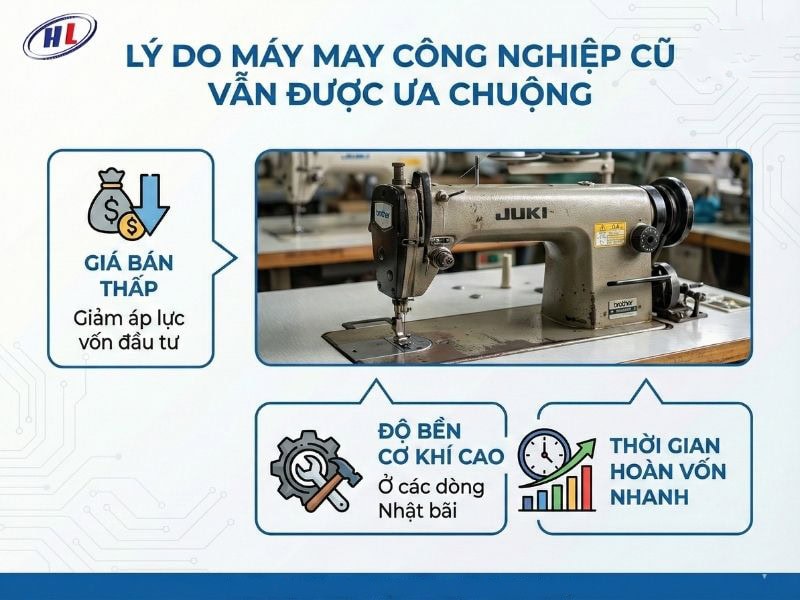chon may may cong nghiep cu Lý do máy may công nghiệp cũ vẫn được ưa chuộng