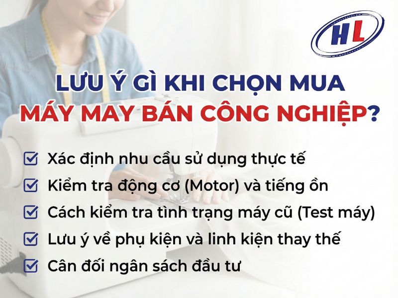 luu y mua may may ban cong nghiep Lưu ý khi mua máy may bán công nghiệp
