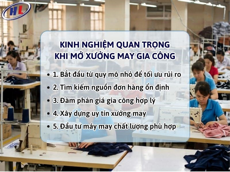 kinh nghiem mo xuong may gia cong thuan loi Kinh nghiệm mở xưởng may gia công