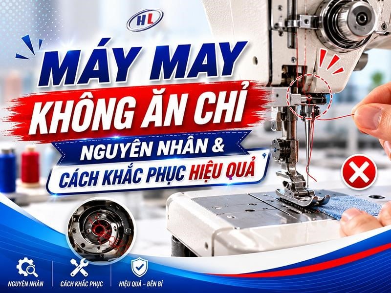 sua loi may may khong an chi hieu qua Tìm hiểu lỗi máy may không ăn chỉ: nguyên nhân và cách khắc phục