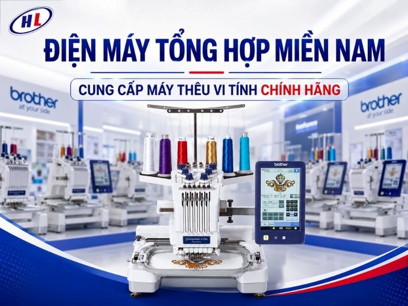 dia chi ban may theu vi tinh hcm Điện Máy Tổng Hợp Miền Nam cung cấp máy thêu vi tính chính hãng, giá tốt tại HCM