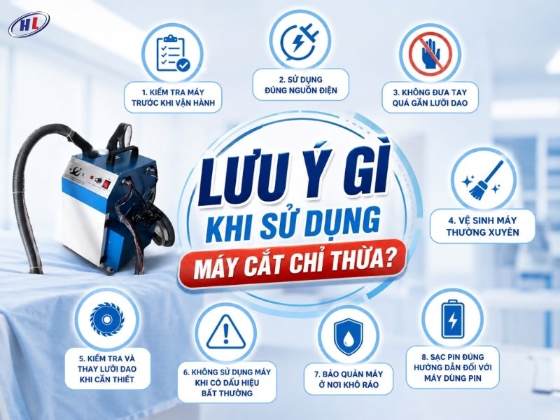 luu y khi su dung may cat chi thua Lưu ý khi sử dụng máy cắt chỉ thừa