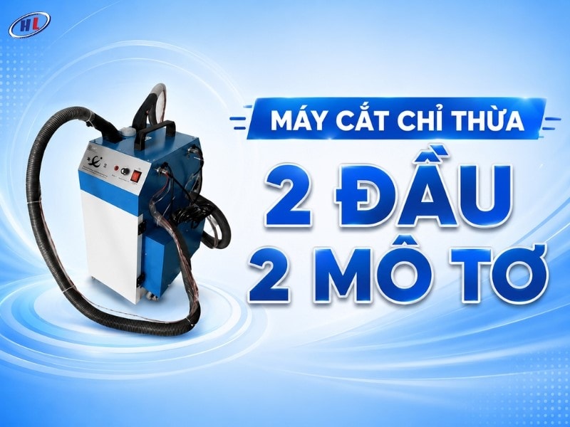 may cat chi thua 2 dau 2 motor Máy cắt chỉ thừa 2 đầu 2 mô tơ