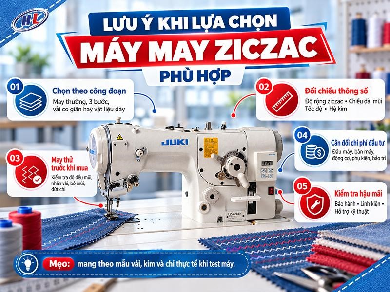 luu y chon may may ziczac Kinh nghiệm chọn mua máy may Ziczac